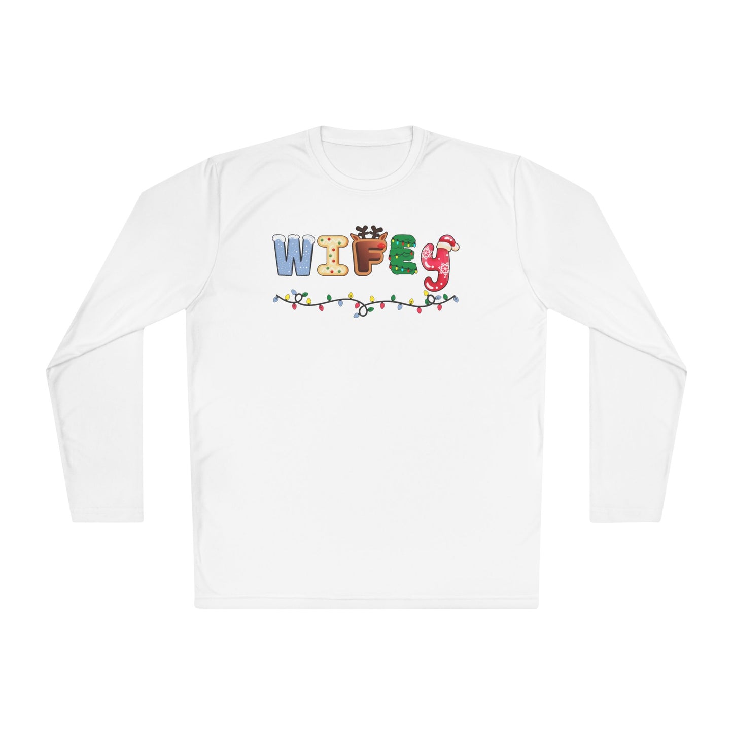 Christmas Wifey Adult Long Sleeve Tee