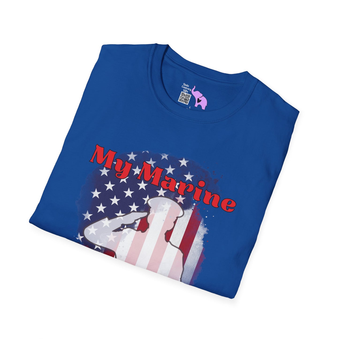 My Marine My Son (Mom) Adult T-shirt