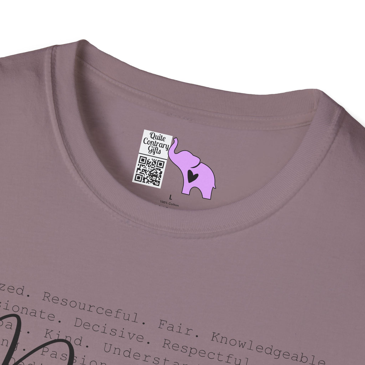 Principal (Descriptive Words) Adult T-shirt