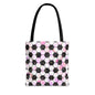 Pink Soccer Fever Canvas Tote Bag