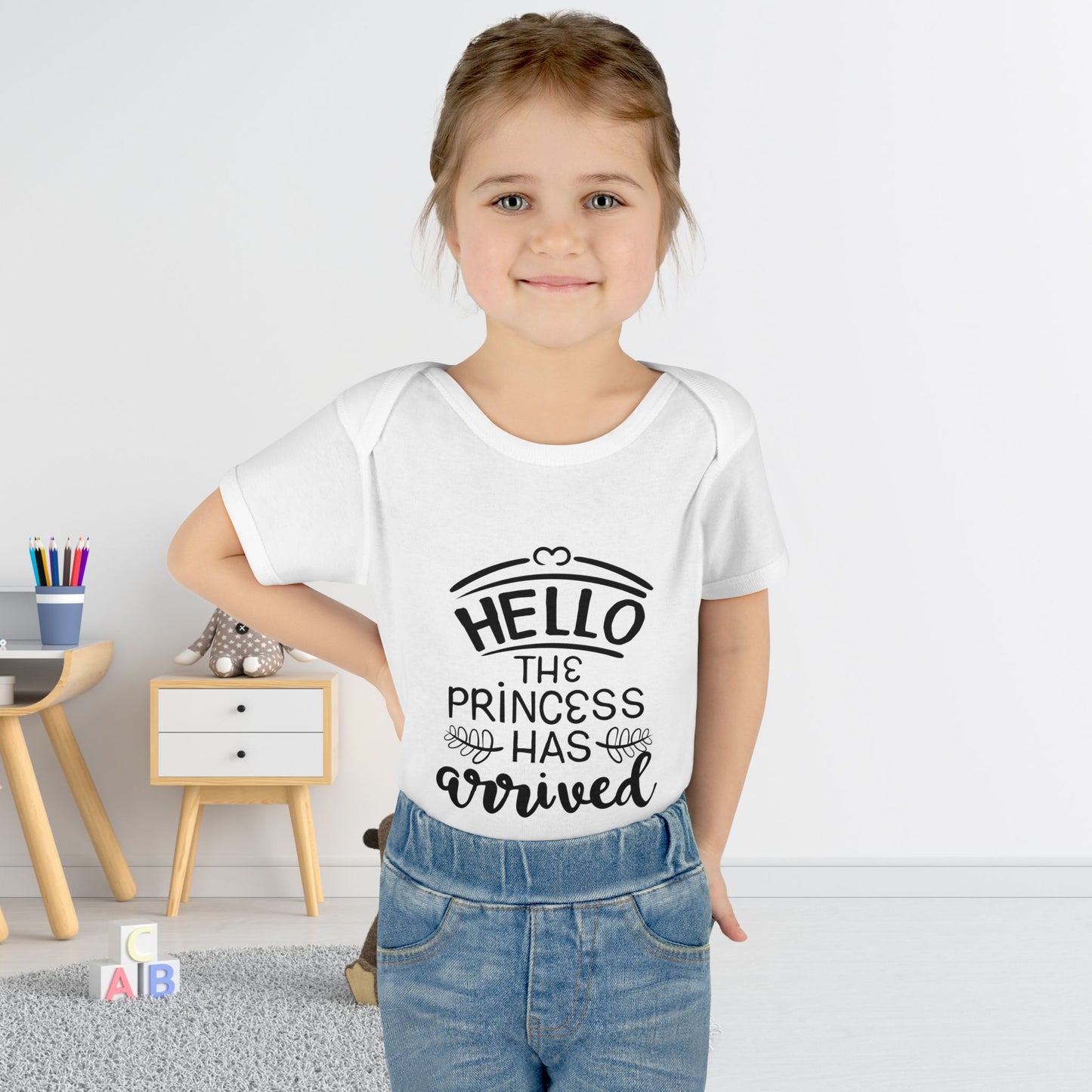 The Princess Has Arrived Infant Baby Rib Bodysuit