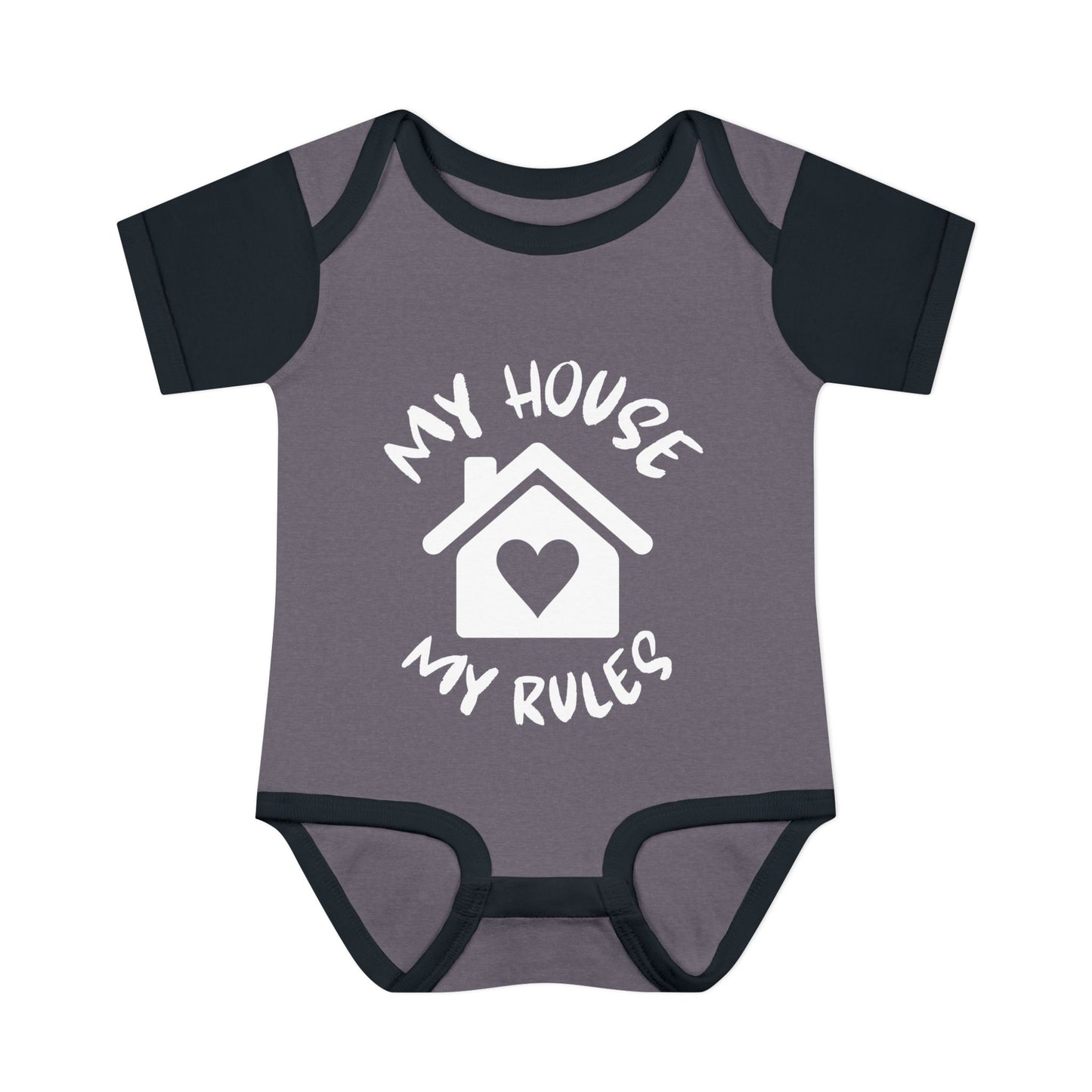 My House My Rules Infant Baby Rib Bodysuit