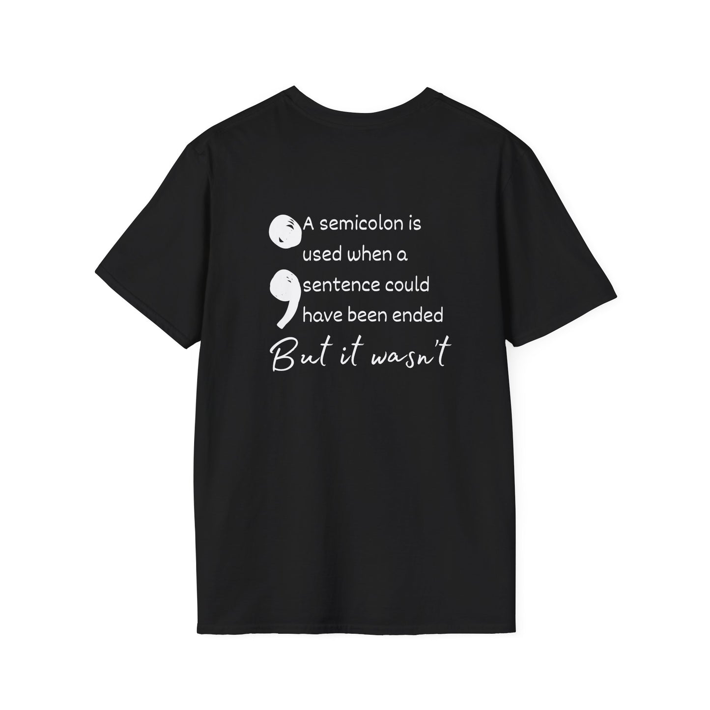 Strength in the Storm SemiColon Adult T-shirt