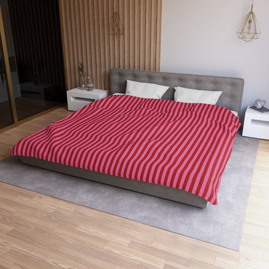 Be Mine Stripes Duvet Bedding Set