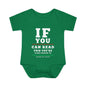 If You Can Read This Eye Chart Infant Baby Rib Bodysuit