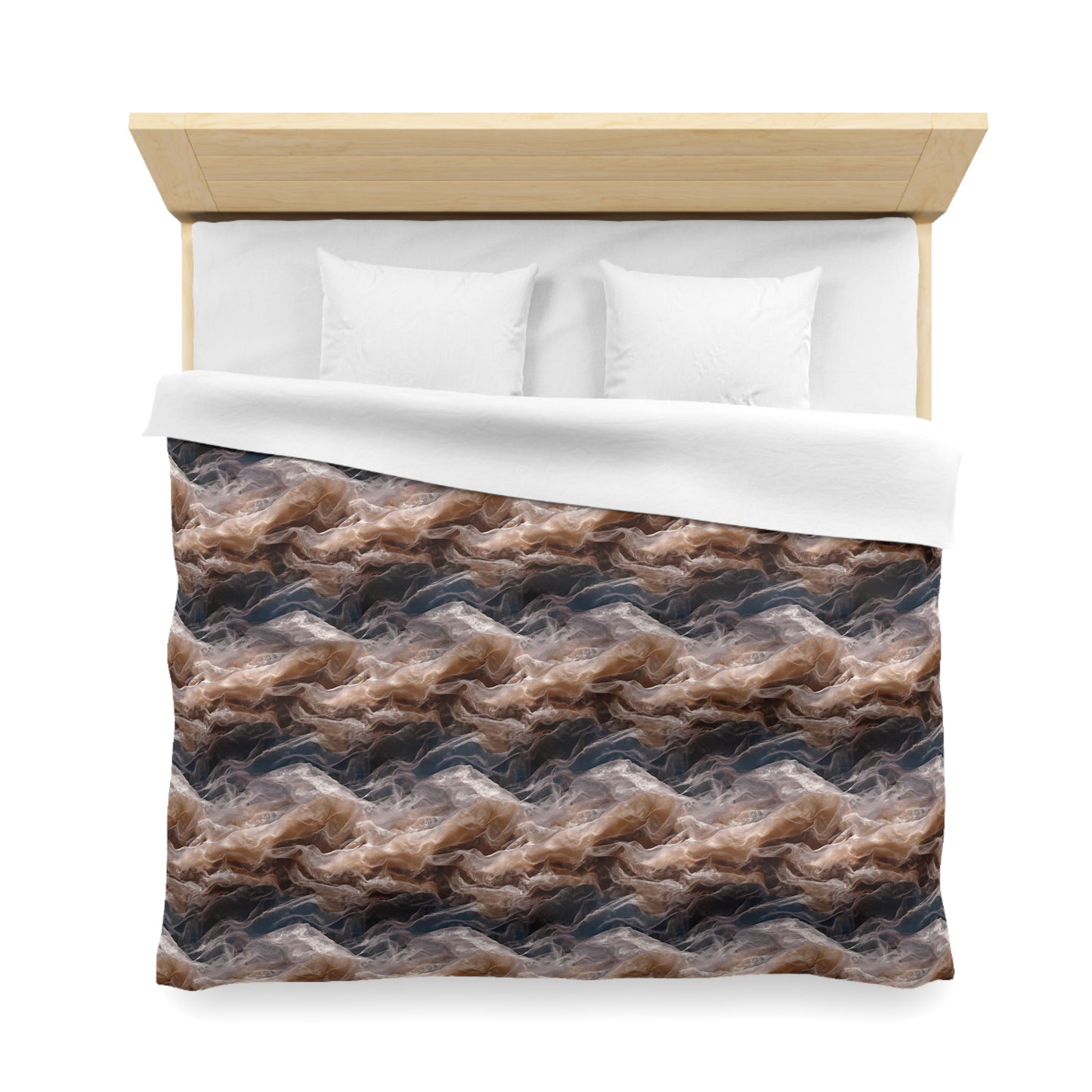 Dawnveil Sheer & Lace Duvet Bedding Set
