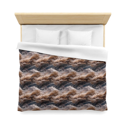 Dawnveil Sheer & Lace Duvet Bedding Set