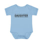 Daughter The Legacy Infant Baby Rib Bodysuit