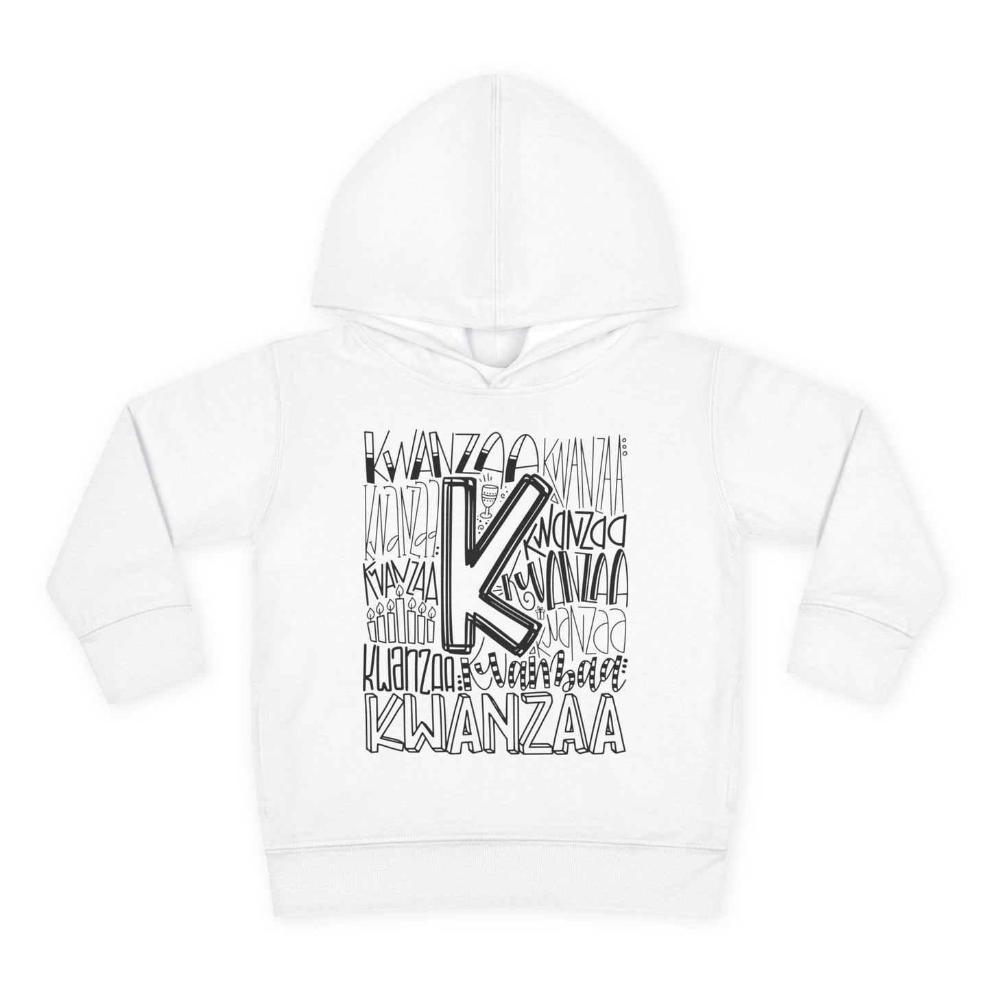 Kwanzaa Wordcloud Toddler Hoodie