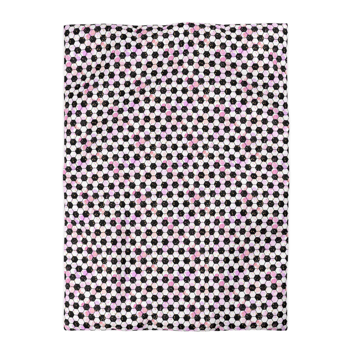 Pink Soccer Fever Microfiber Duvet Cover