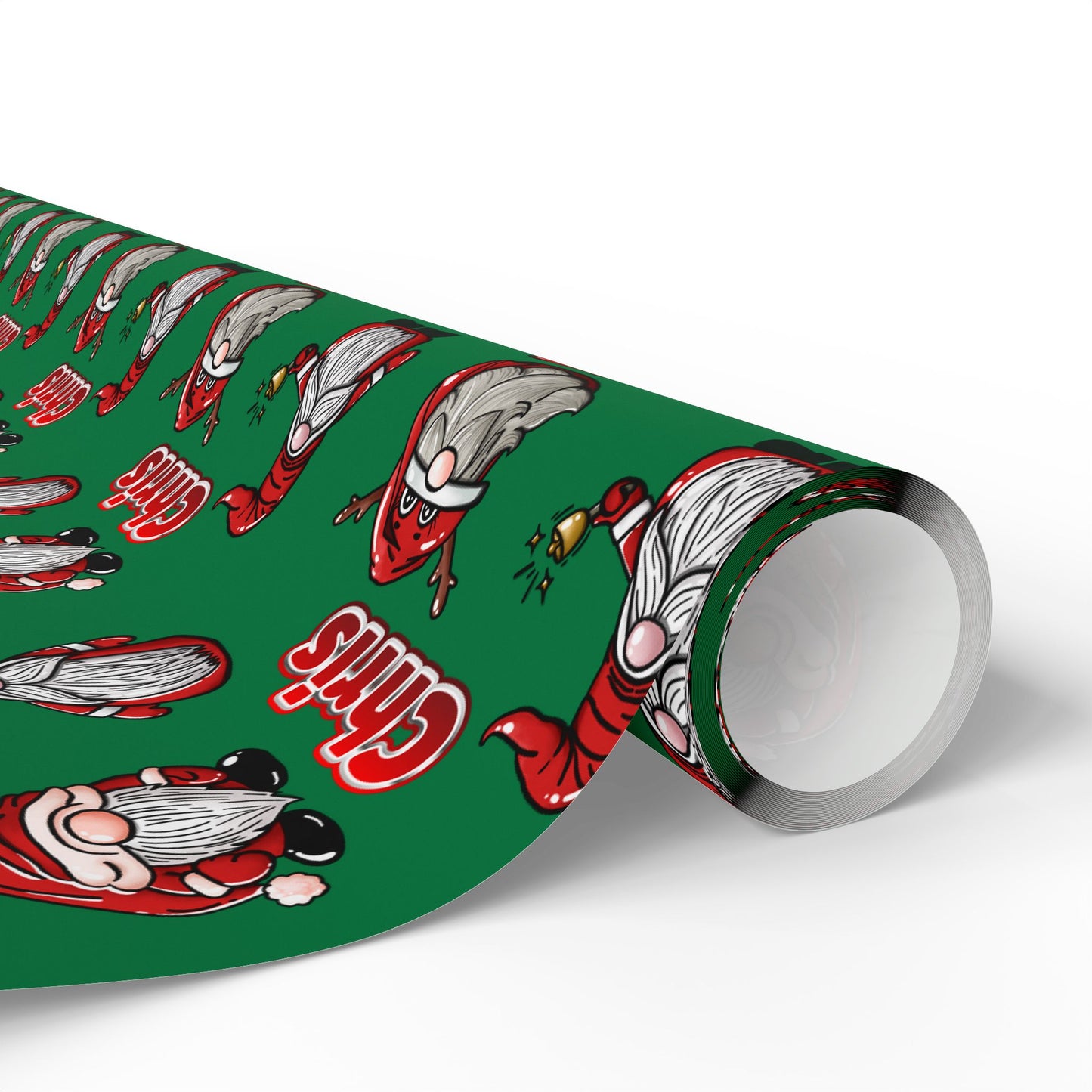 Santa Gnomes Custom Wrapping Paper (Chris)