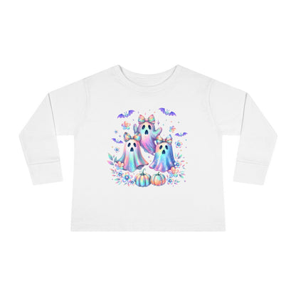 Haunted in Pastels Toddler Long Sleeve Tee
