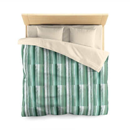 Seafoam Glass Microfiber Duvet Cover