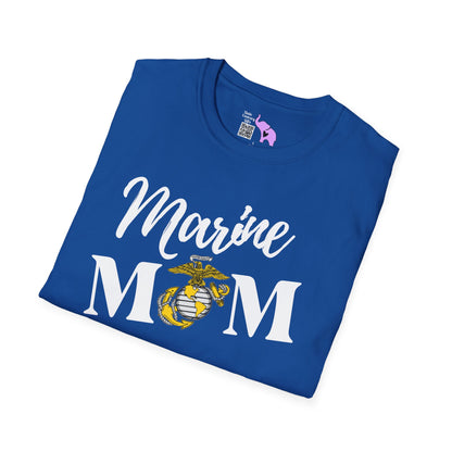 Marine Mom Adult T-shirt