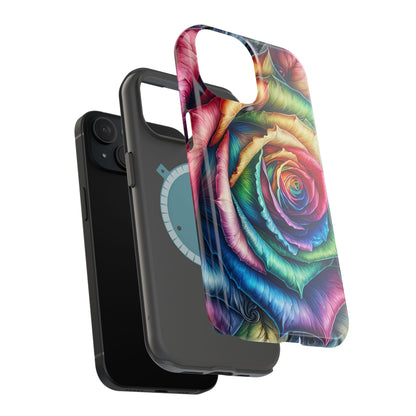 Colorful Rose MagSafe® Compatible Tough Case for iPhone