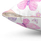 Pastel Butterfly Dreams Throw Pillow