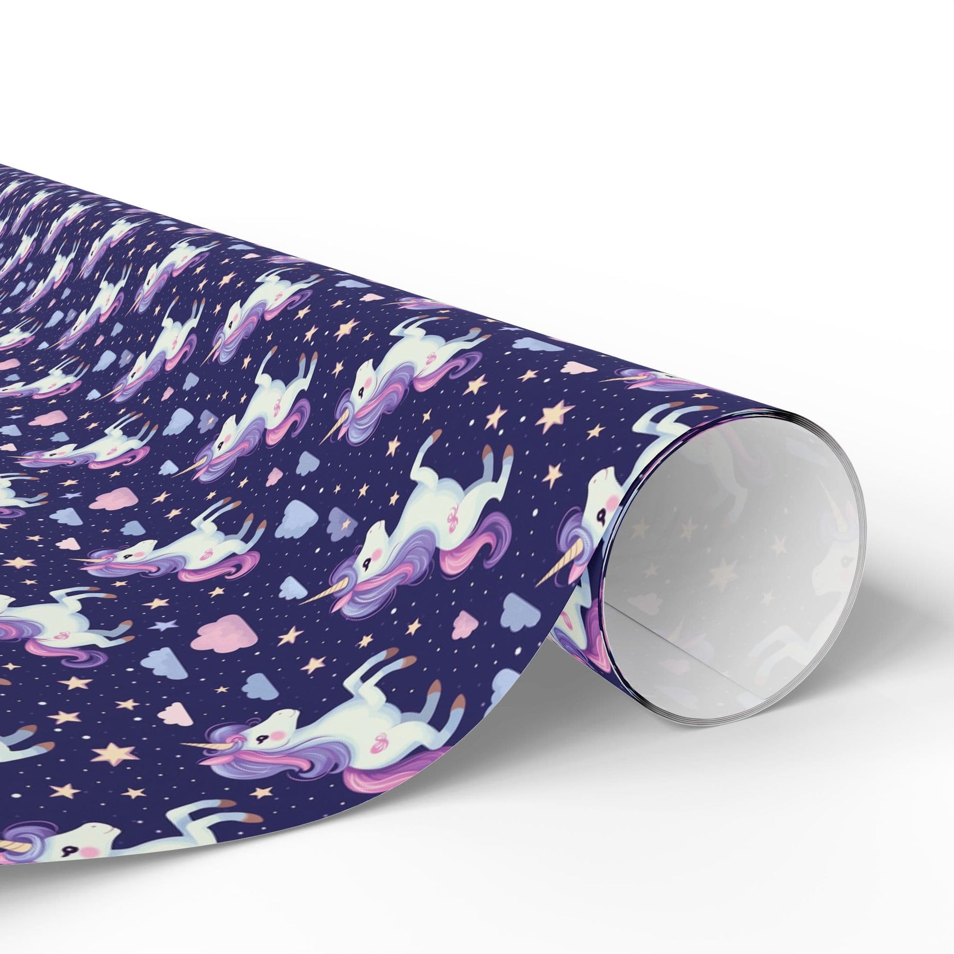 Starlight Unicorn Parade Wrapping Paper