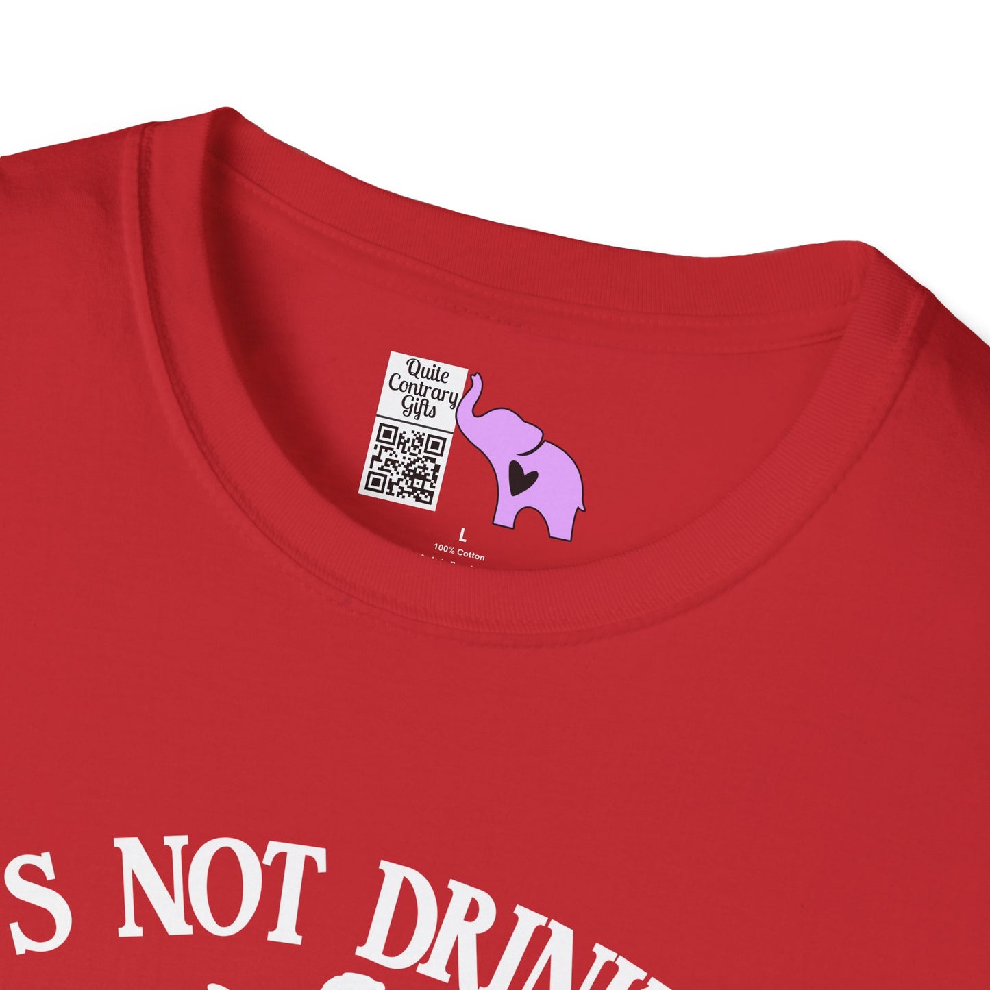 It's Not Drinking Alone If Your Dog Is Home Adult T-shirt