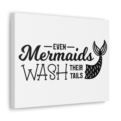 Even Mermaids Wash Their Tails 2 Canvas Horizontal Wraps w/o Frame