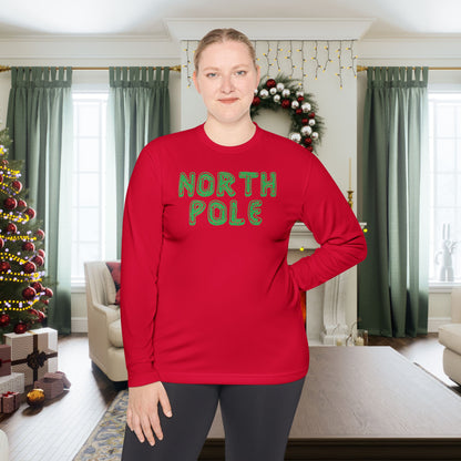 North Pole Adult Long Sleeve Tee