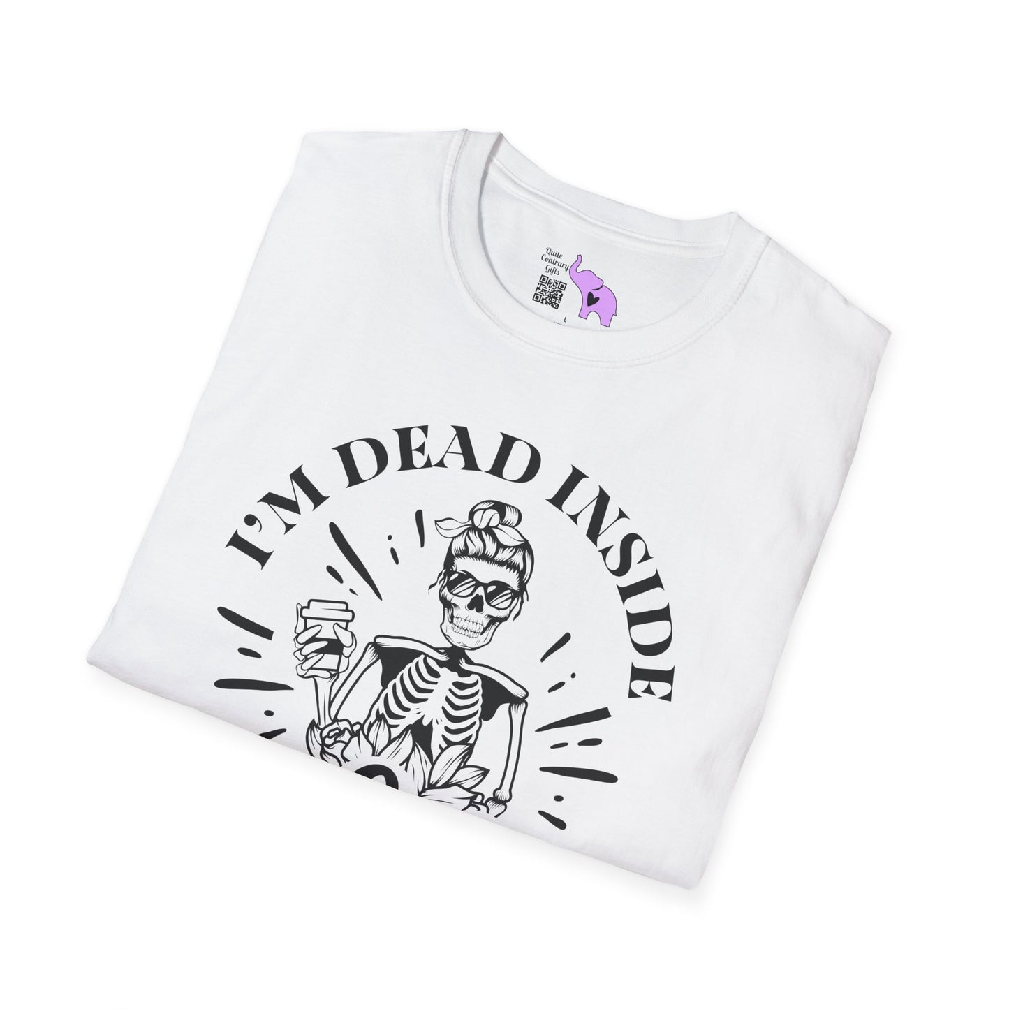 I'm Dead Inside But Coffee Helps Adult T-shirt
