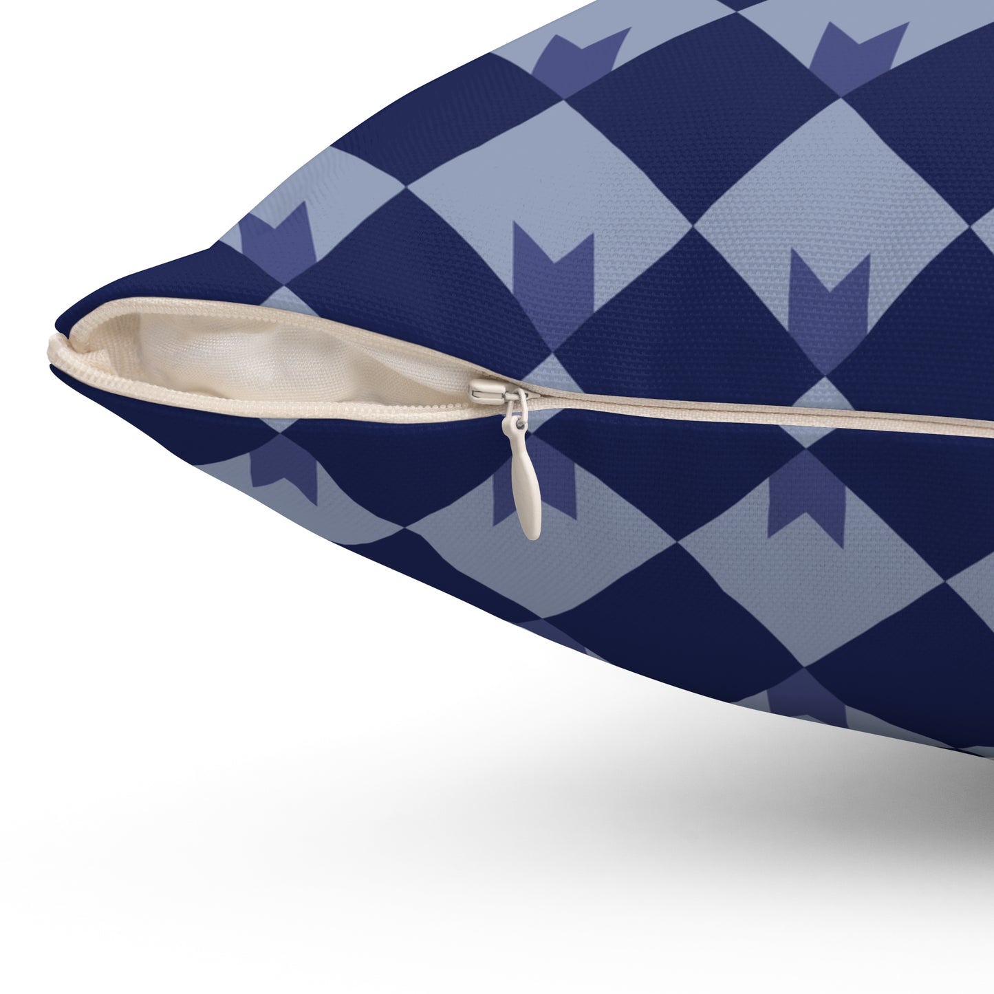 Diamond Bloom-Navy & Periwinkle Basic Bedding Set