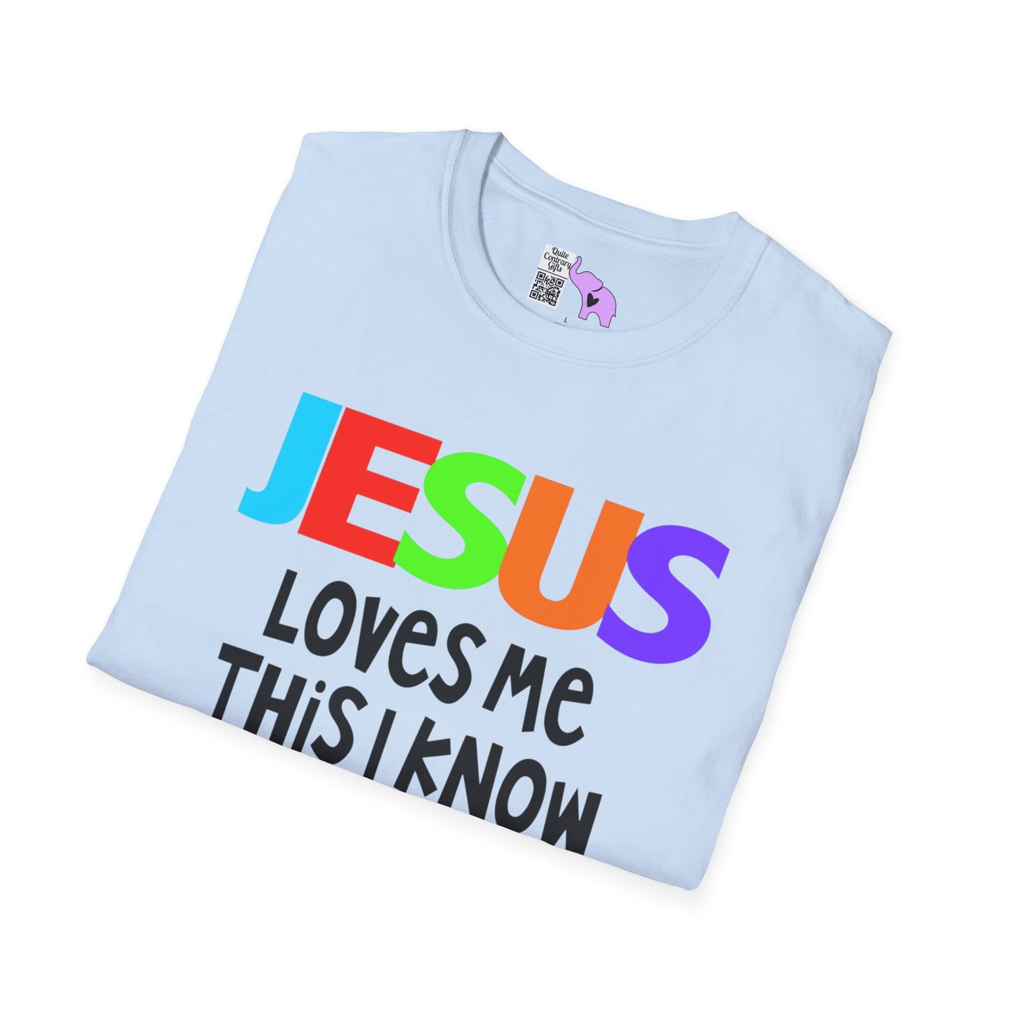 Jesus Loves Me This I Know 2 Adult T-shirt