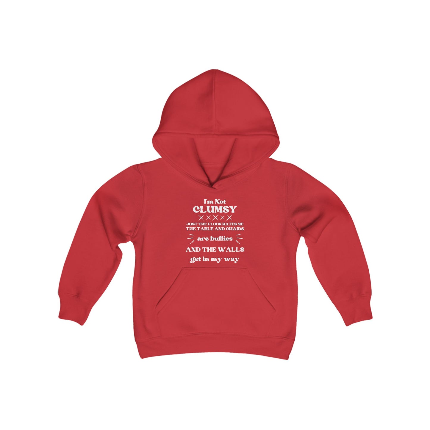 I'm Not Clumsy Youth Hoodie