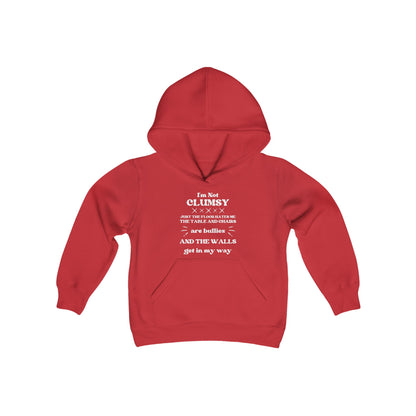 I'm Not Clumsy Youth Hoodie