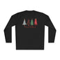 Merry Christmas Trees Adult Long Sleeve Tee