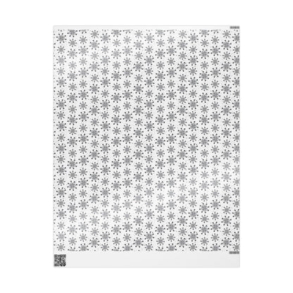 Skull Snowflakes Wrapping Paper