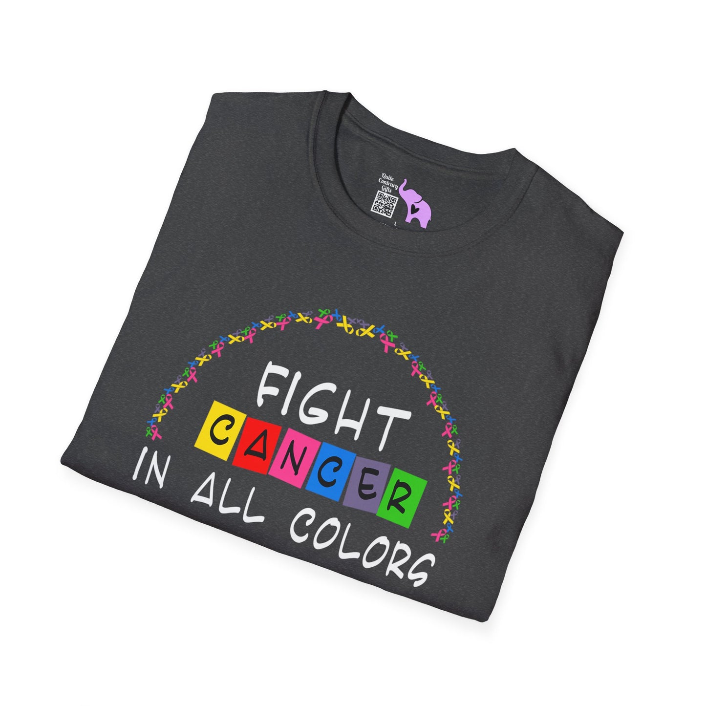 Fight Cancer in All Colors 11 Adult T-shirt