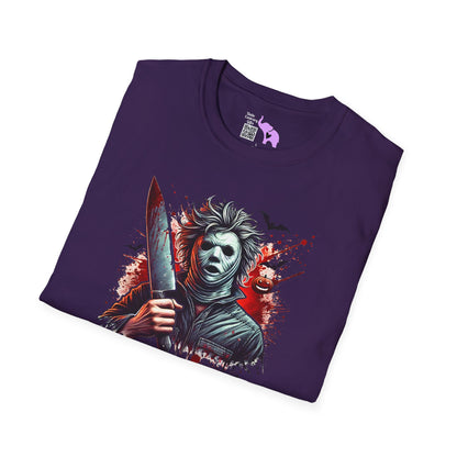 Creepy Halloween Slasher Adult T-shirt