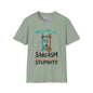 ""My Level of Sarcasm Depends on Your Level of Stupidity (Llama) Adult T-shirt