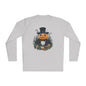 Halloween Pumpkin Man Adult Long Sleeve Tee