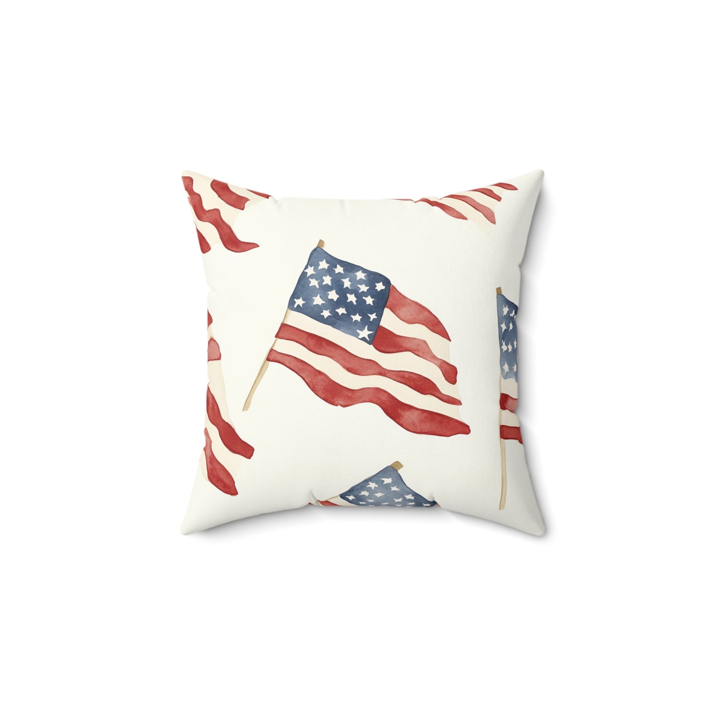 Waves of Freedom Throw Pillow