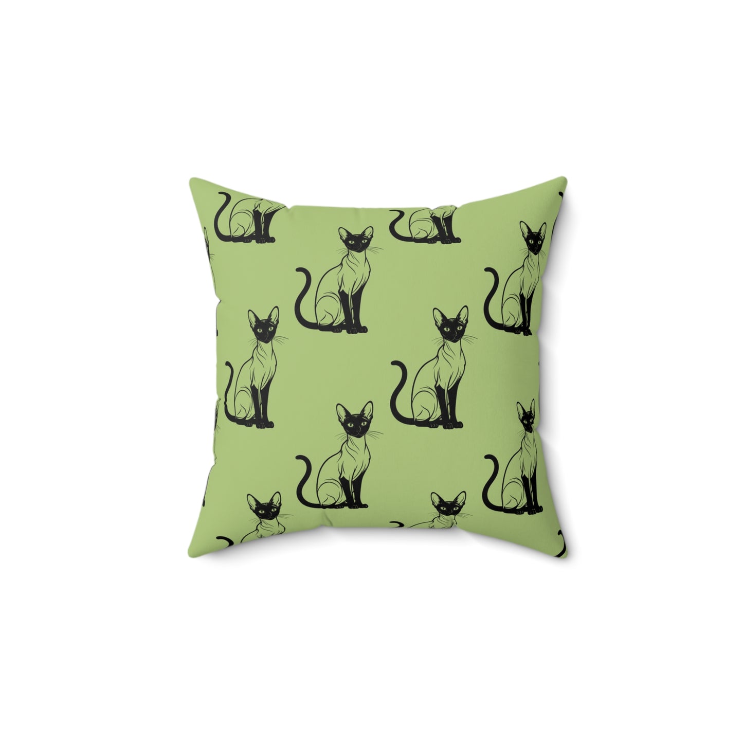 Siamese Charm – Sage Garden Throw Pillow