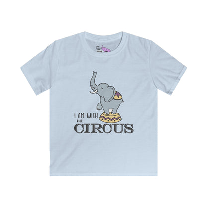 I Am With The Circus Kids Softstyle Tee