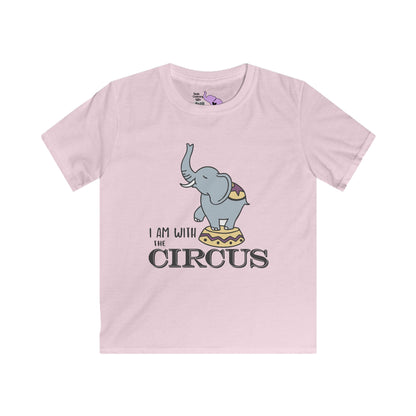 I Am With The Circus Kids Softstyle Tee