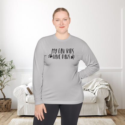 My Fav Kids Have Paws Adult Long Sleeve Tee