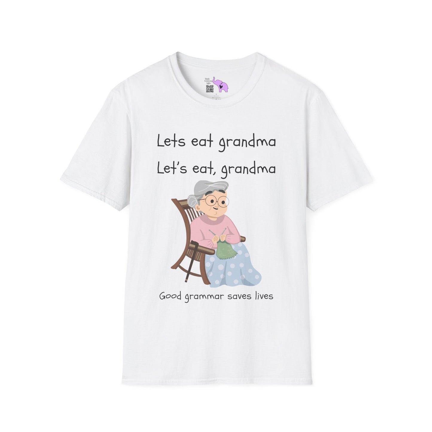 Lets Eat Grandma Good Grammar Saves Lives Adult T-shirt