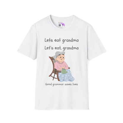 Lets Eat Grandma Good Grammar Saves Lives Adult T-shirt