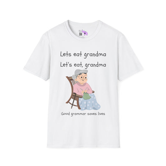 Lets Eat Grandma Good Grammar Saves Lives Adult T-shirt