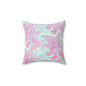 Berry Sorbet Camo Throw Pillow