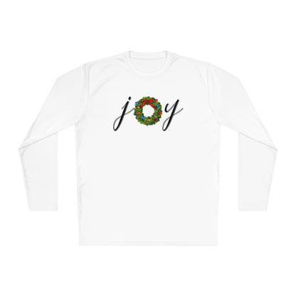 Joy w/Wreath Adult Long Sleeve Tee