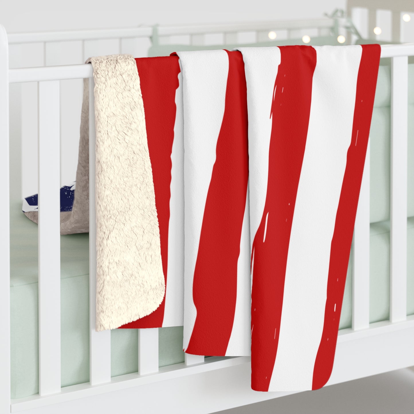Ol' Glory Sherpa Fleece Blanket