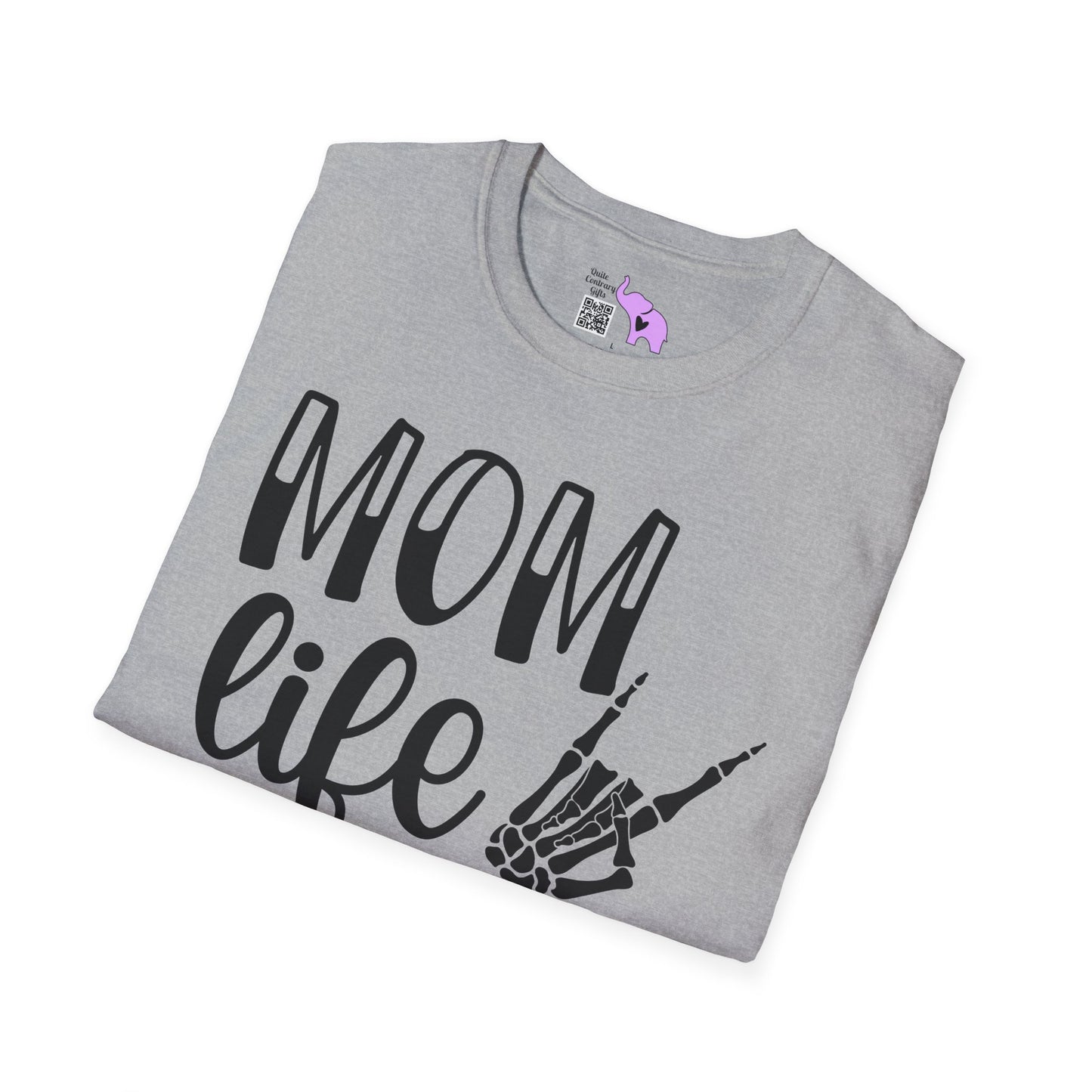 Mom Life (Skeleton Hand) Adult T-shirt