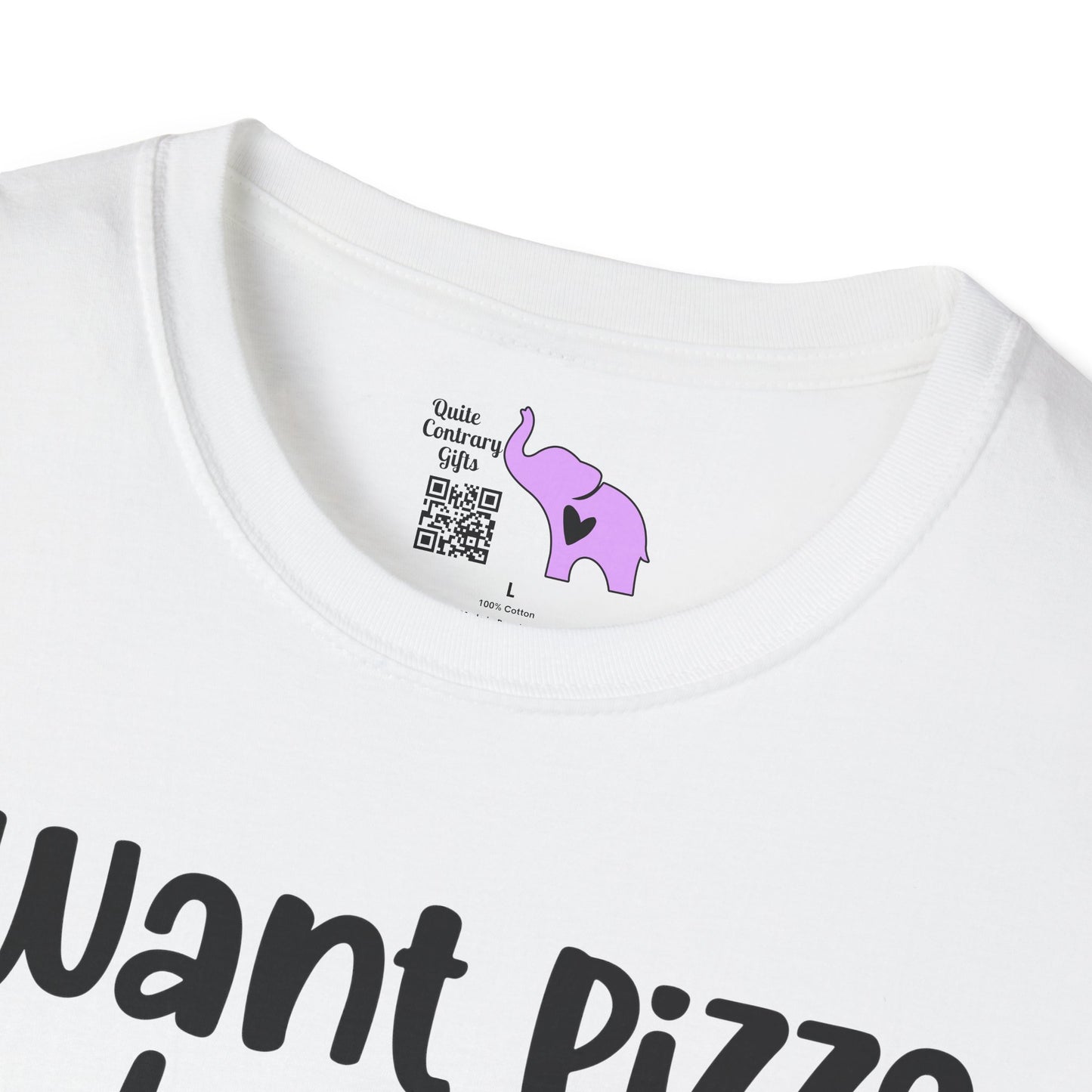 I Want Pizza Not Your Opinion Adult T-shirt