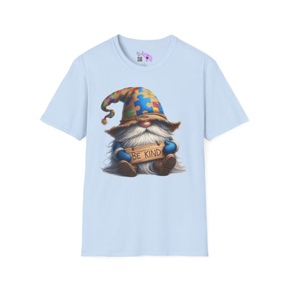 Be Kind Autism Awarness Gnome Adult T-shirt