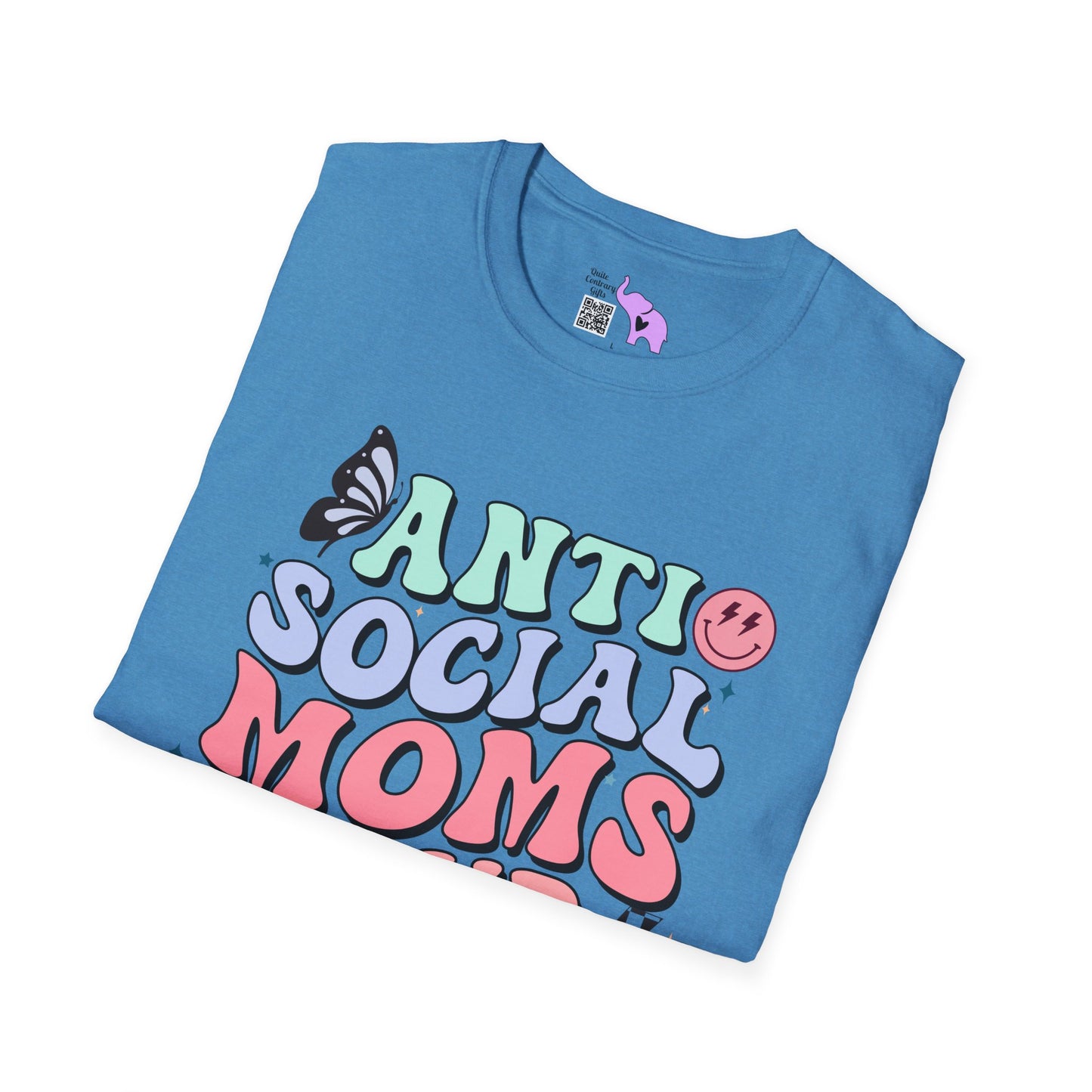 Antisocial Mom's Club Adult T-shirt